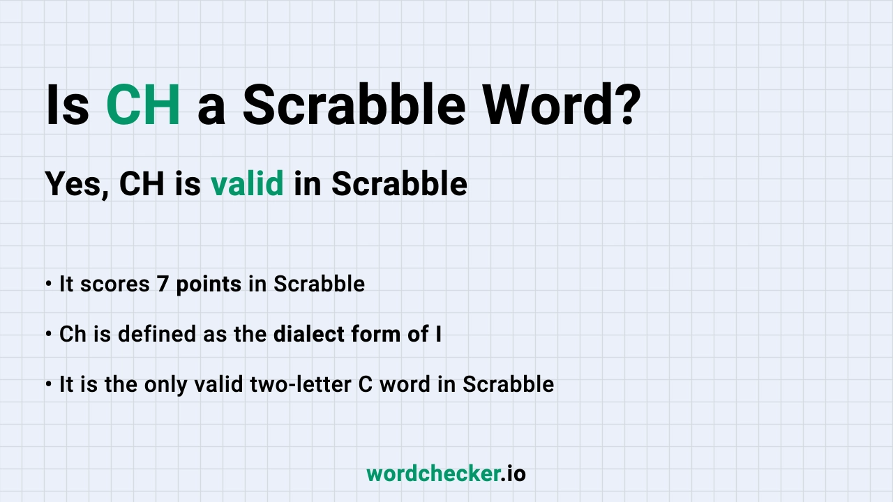 Two Letter C Words You Can Play In Scrabble - Word Checker