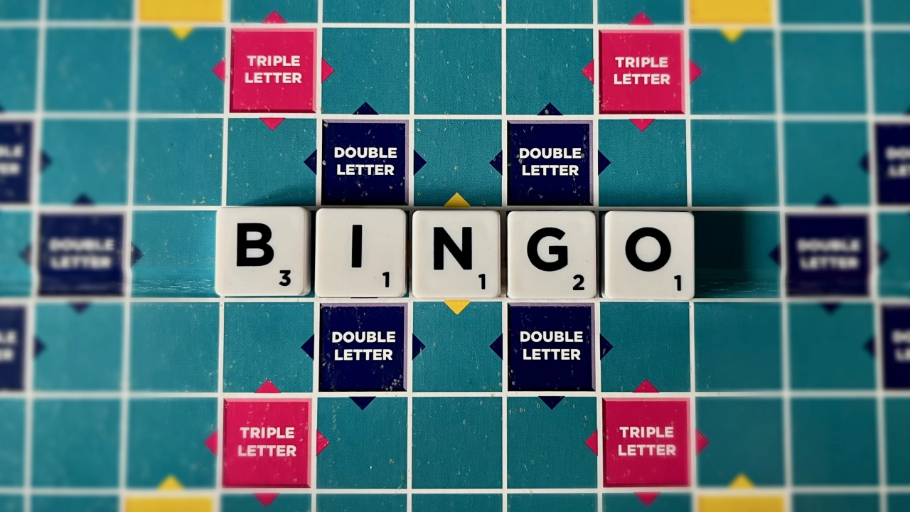 The word bingo in Scrabble