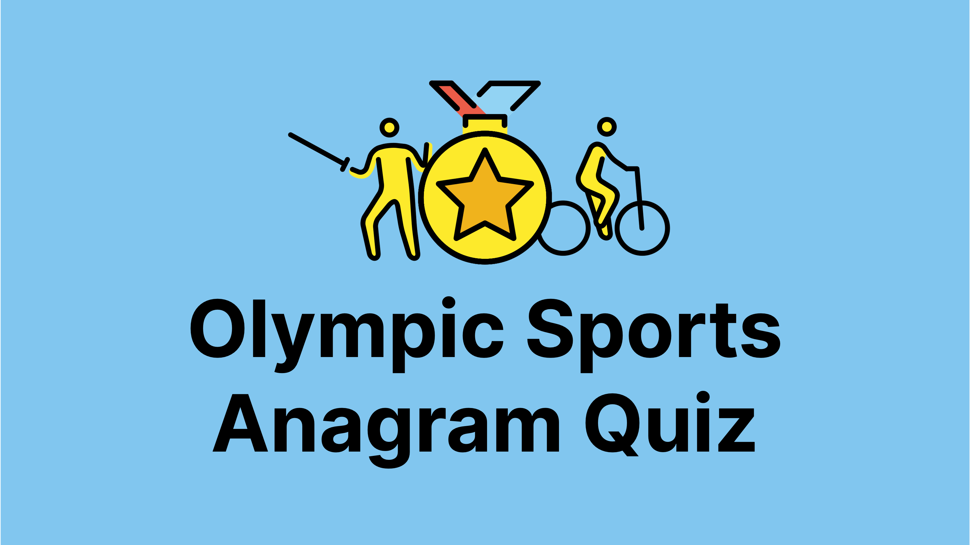 Olympic Sports Anagram Quiz