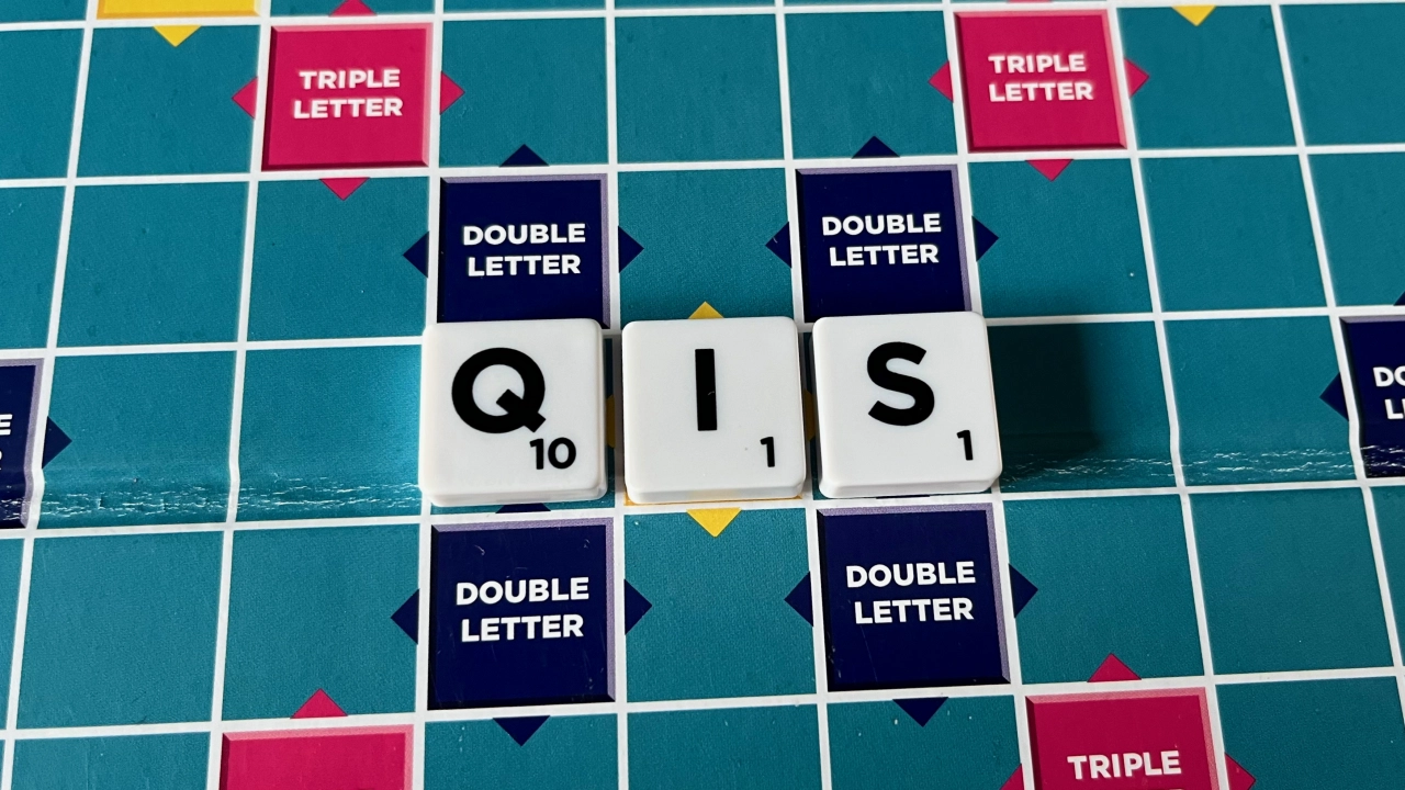 The Scrabble word Qis