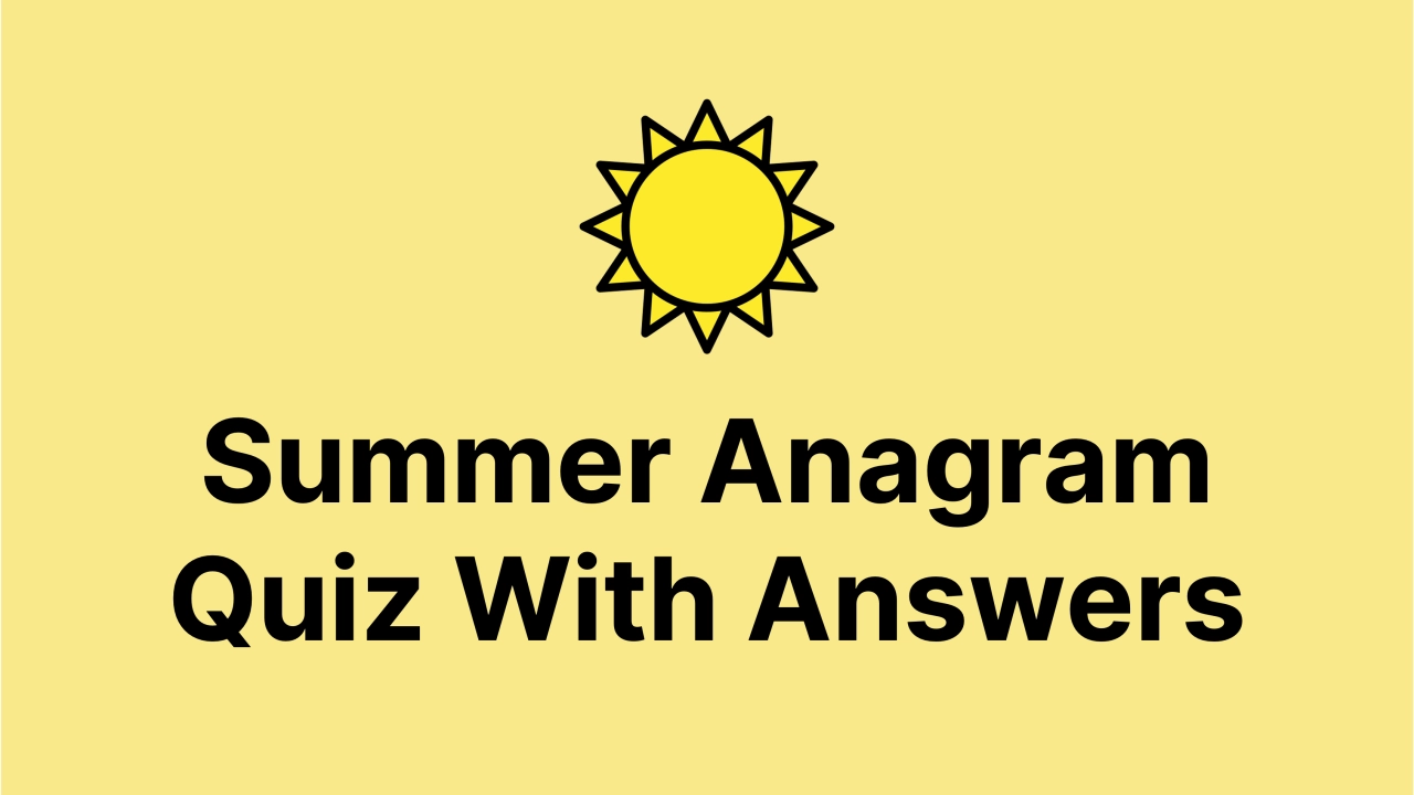 Summer anagrams