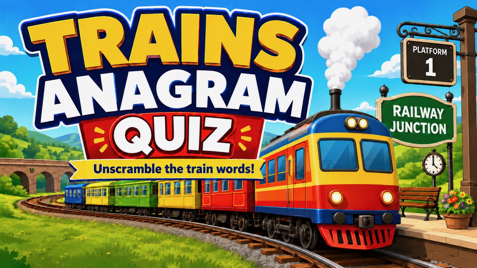 Train anagram quiz