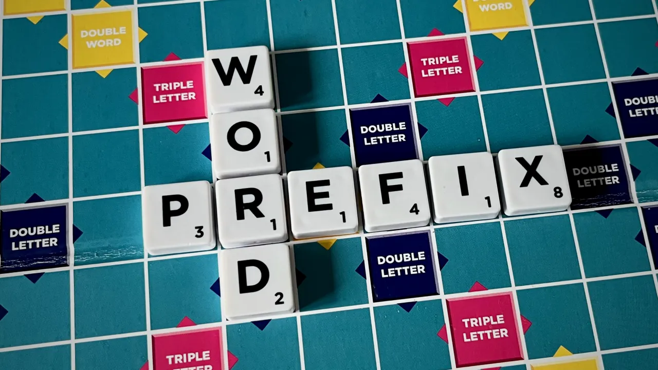 Word prefixes in Scrabble