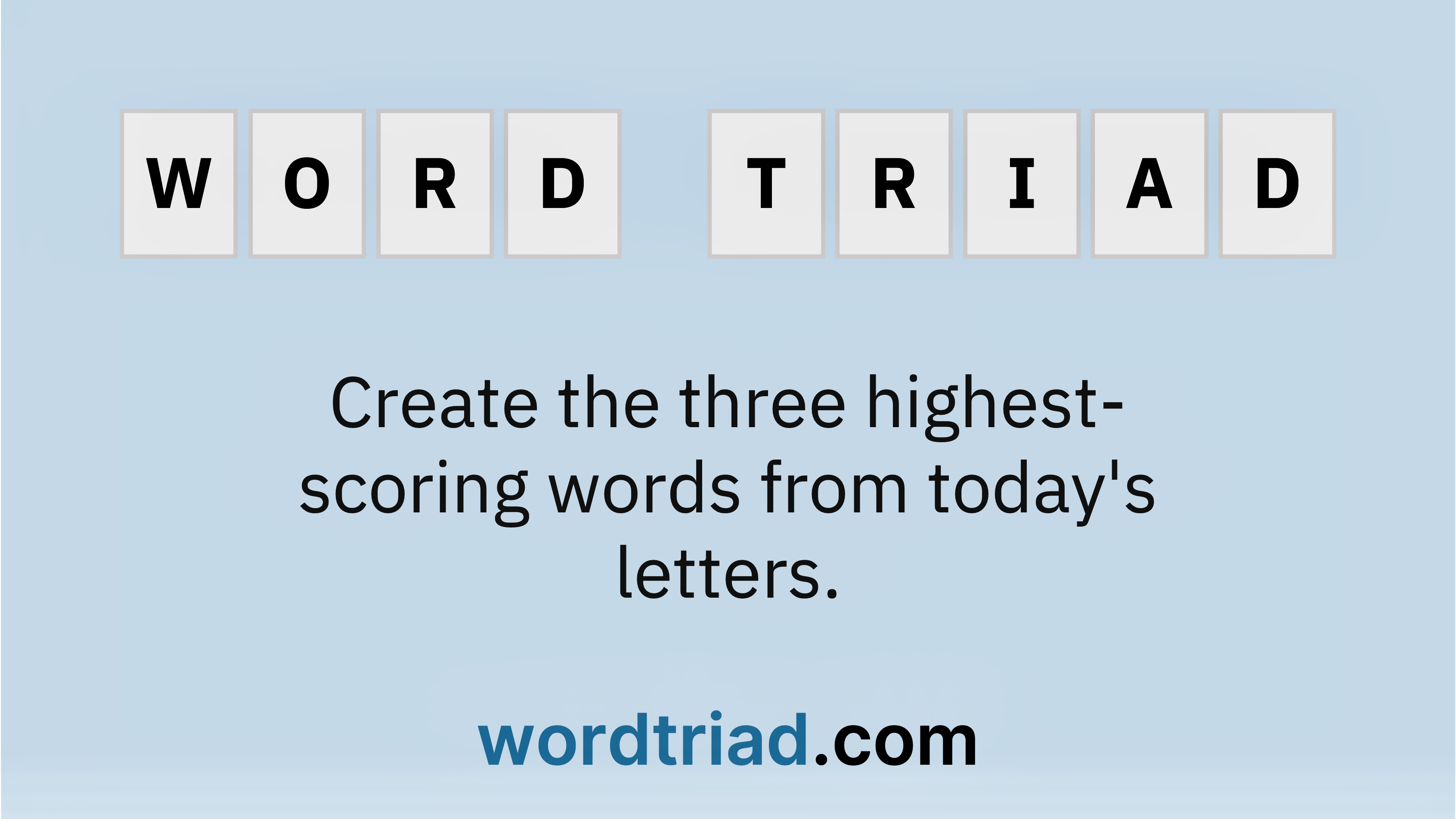 Word Triad