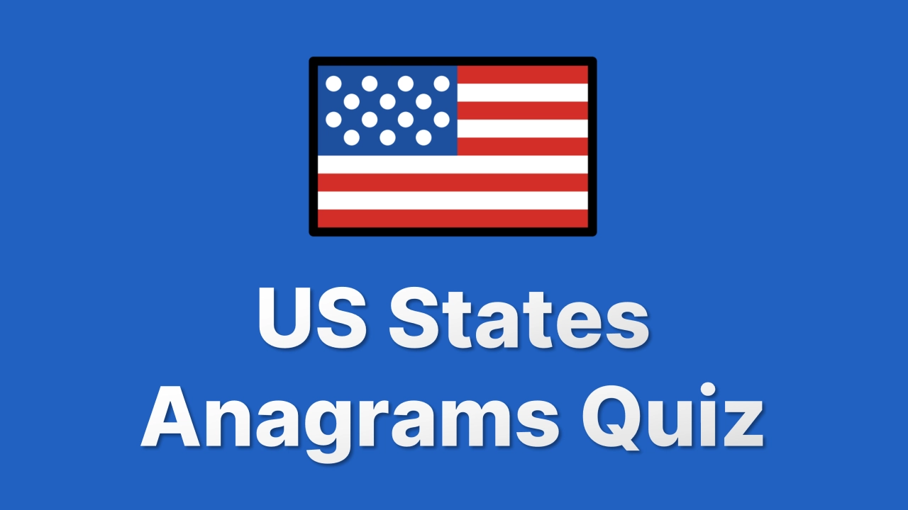 Anagrams of US States